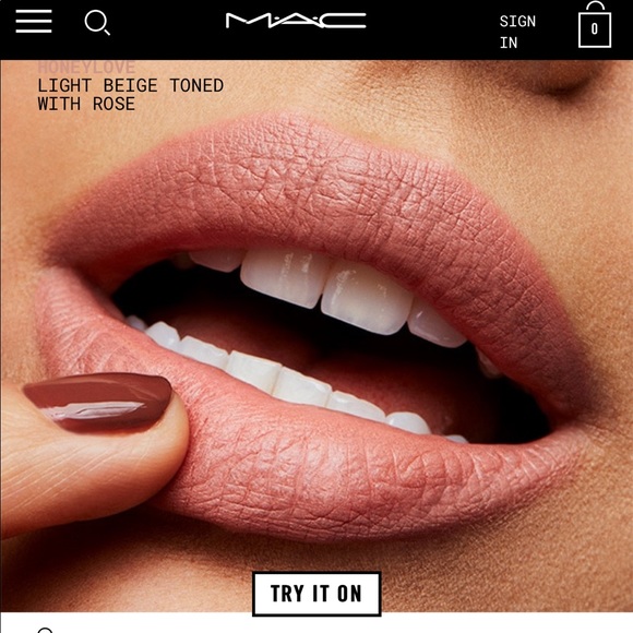 MAC Matte lipstick - honeylove - Picture 3 of 3